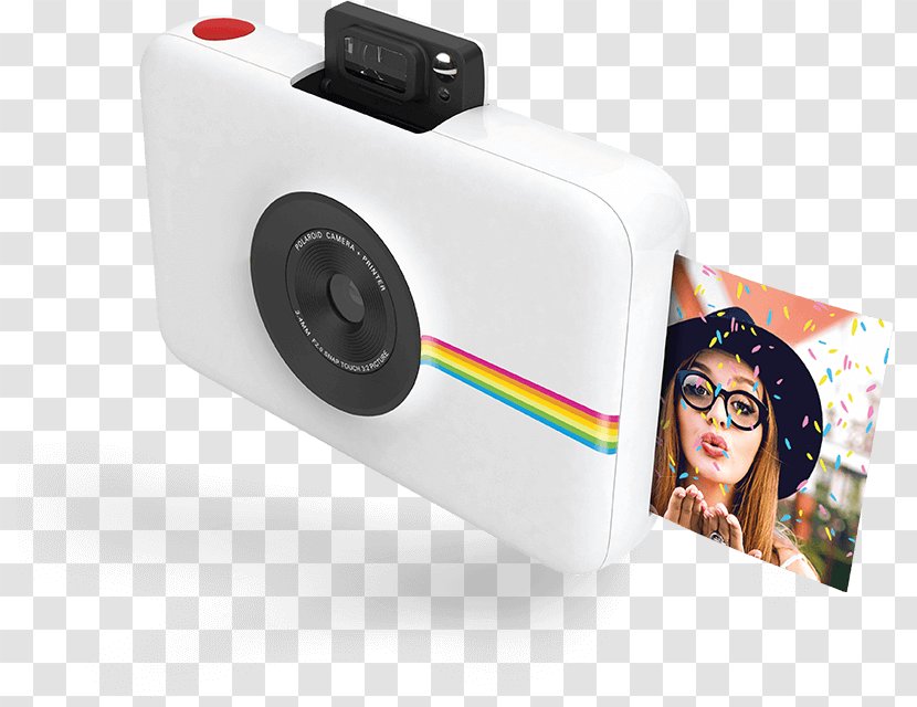 Polaroid Snap Touch 13.0 MP Compact Digital Camera - Film - 1080pWhite Corporation Instant CameraCamera Transparent PNG