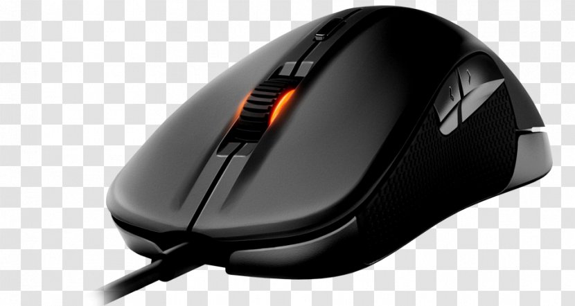 Computer Mouse SteelSeries Rival 300 Steelseries 310 Ergonomic Gaming Optical - 110 62466 Transparent PNG