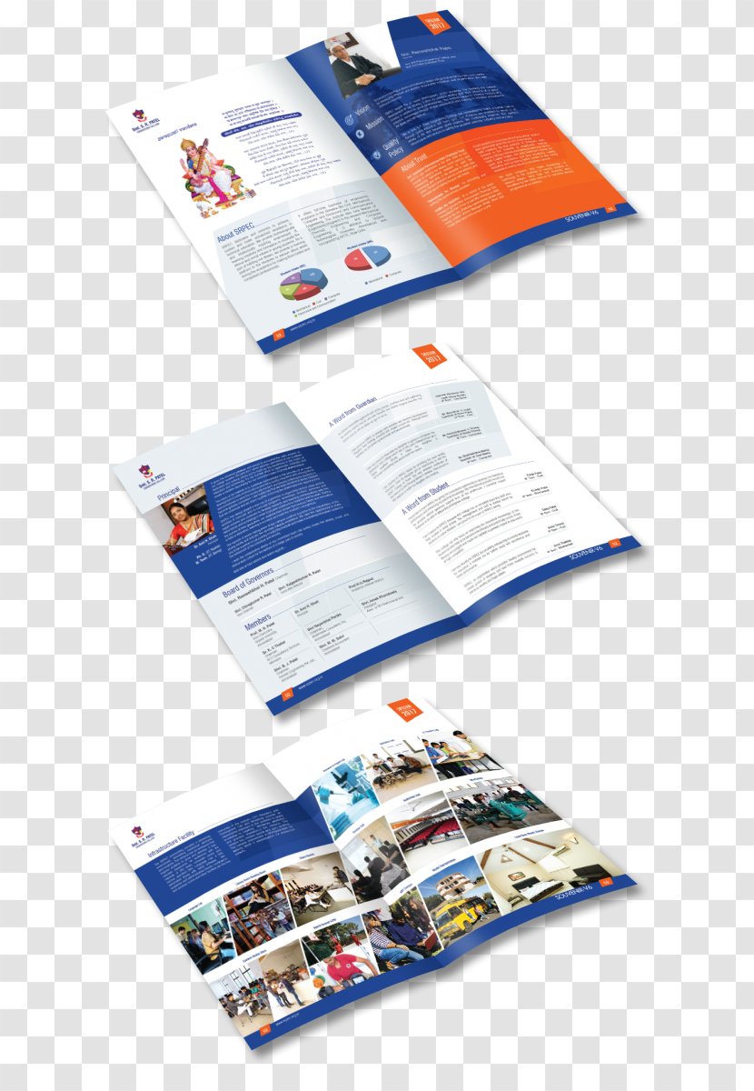 Brochure College University - Book Cover - Design Transparent PNG