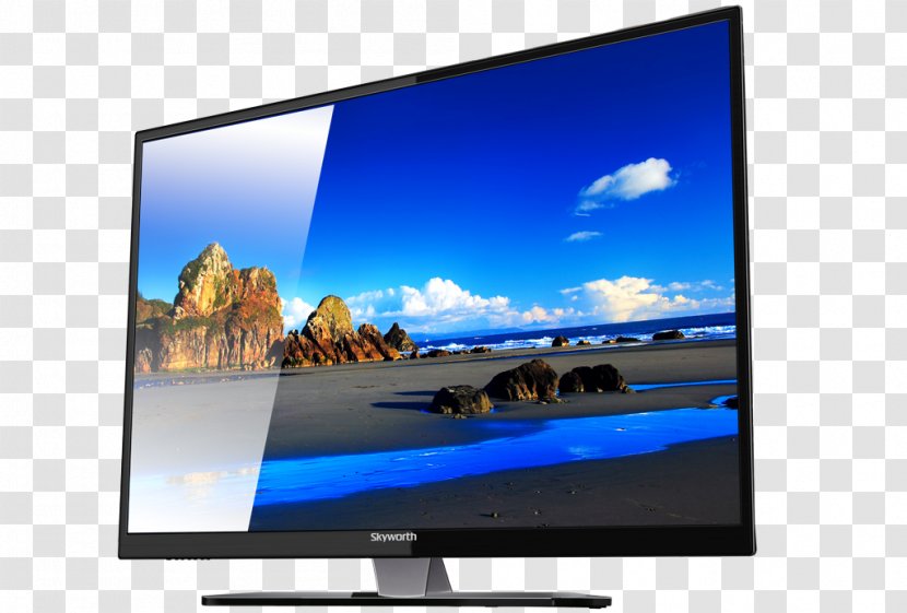 Television Set Smart TV LED-backlit LCD Skyworth - Sky - Price Transparent PNG