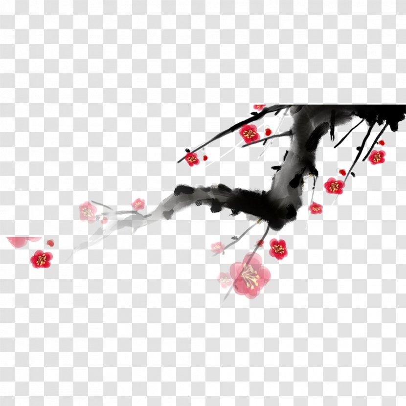 Plum Blossom - Chinese Wind Transparent PNG