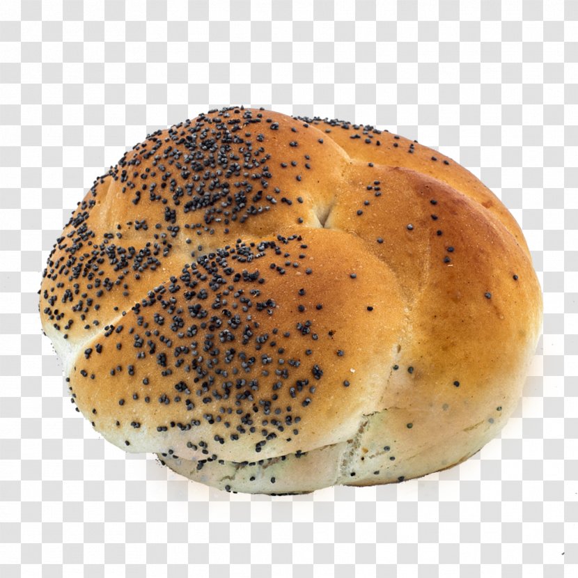 Bun Small Bread Poppy Seed 4K Resolution - Roll Transparent PNG