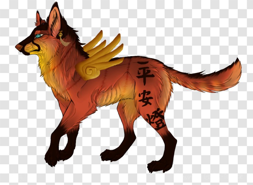 Red Fox Fauna Character Fiction Snout - Drawing Transparent PNG