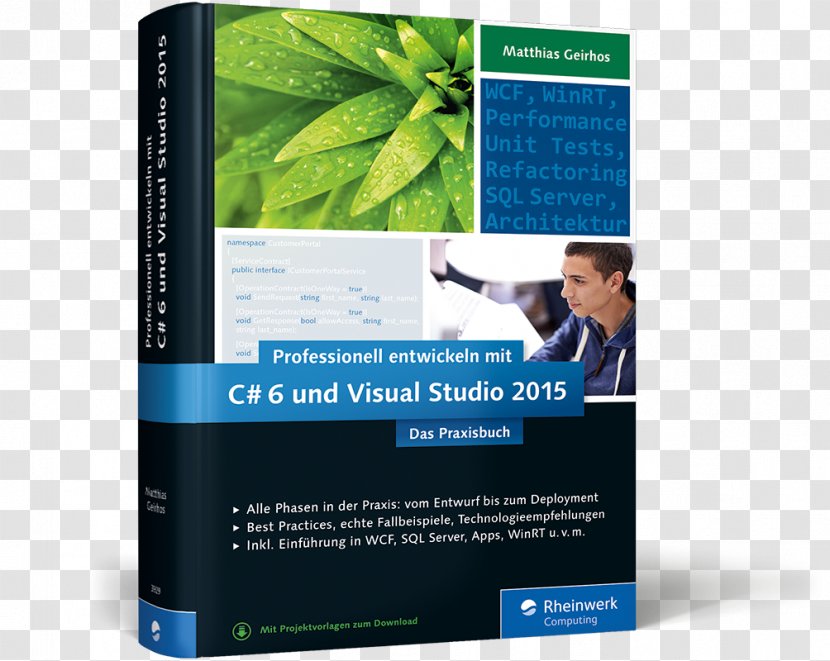 Professionell Entwickeln Mit C# 6 Und Visual Studio 2015 : Das Umfassende Handbuch 2010: Praxisbuch Microsoft - Basic For Applications - Print Transparent PNG