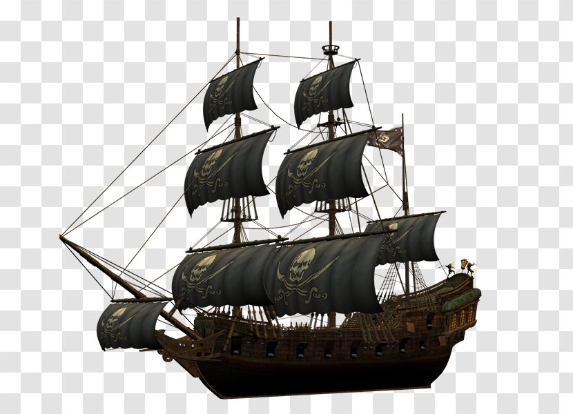 Piracy Ship Boat Clip Art - Tall - Barcos Transparent PNG