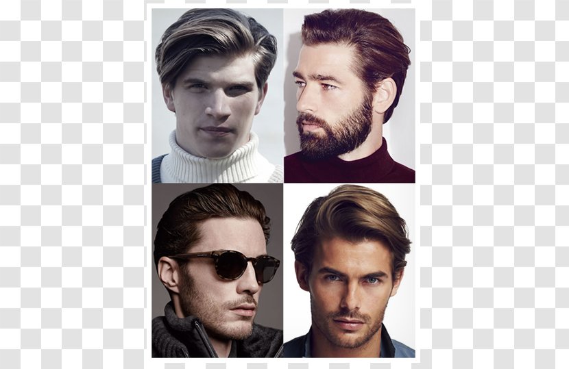 Hairstyle Triangular Face Shape Fashion - Moustache - Barber Chin Transparent PNG