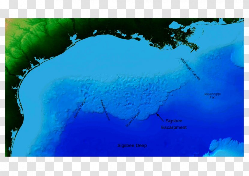 Gulf Of Mexico Cayos Arcas Sigsbee Deep Outer Continental Shelf Keathley Canyon - Geology - Earth Transparent PNG