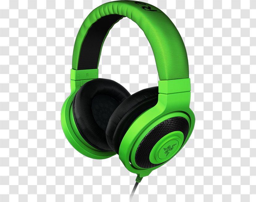Razer Kraken Pro V2 Headset Headphones Inc. - Gaming Green Transparent PNG