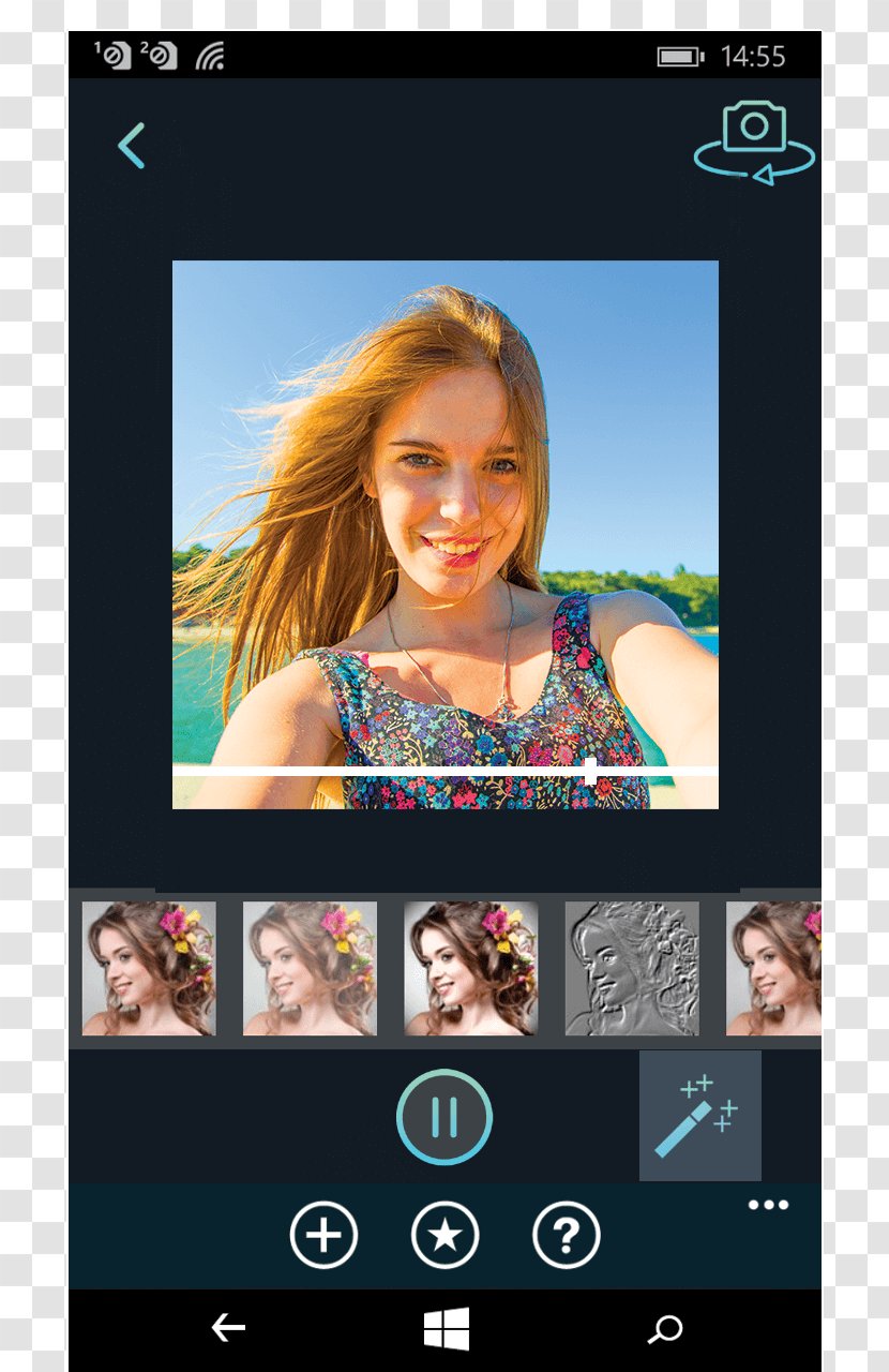 Graphics Software Smartphone Video Editing - Selfie Transparent PNG