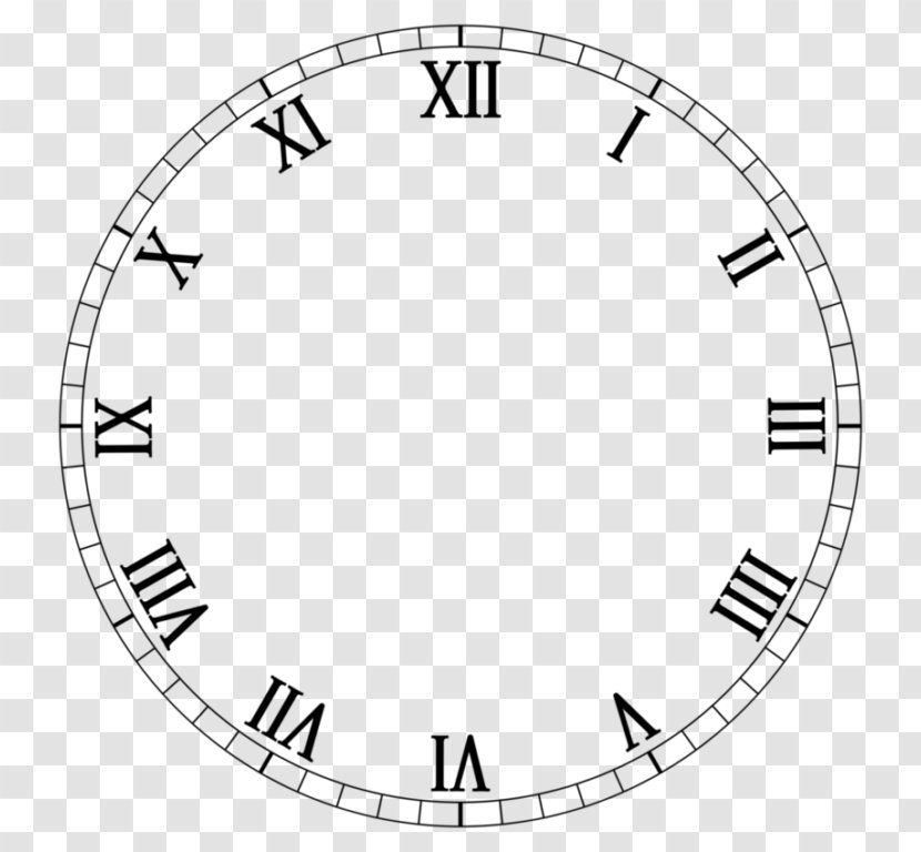 Clock Face Roman Numerals Time World Transparent PNG