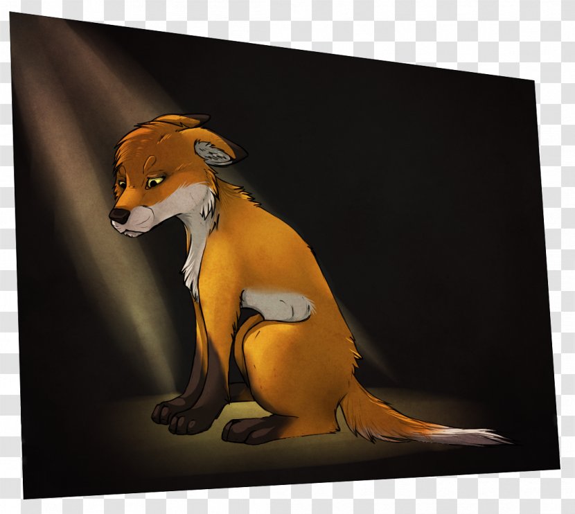 Red Fox Arctic Sadness - Canidae Transparent PNG