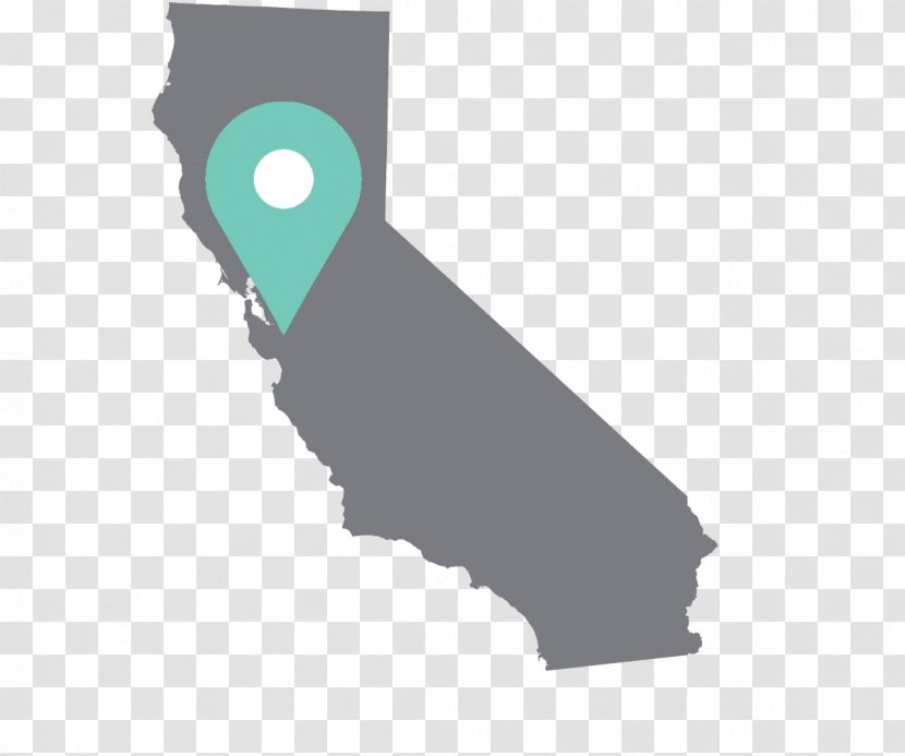 California Vector Map - Royaltyfree Transparent PNG