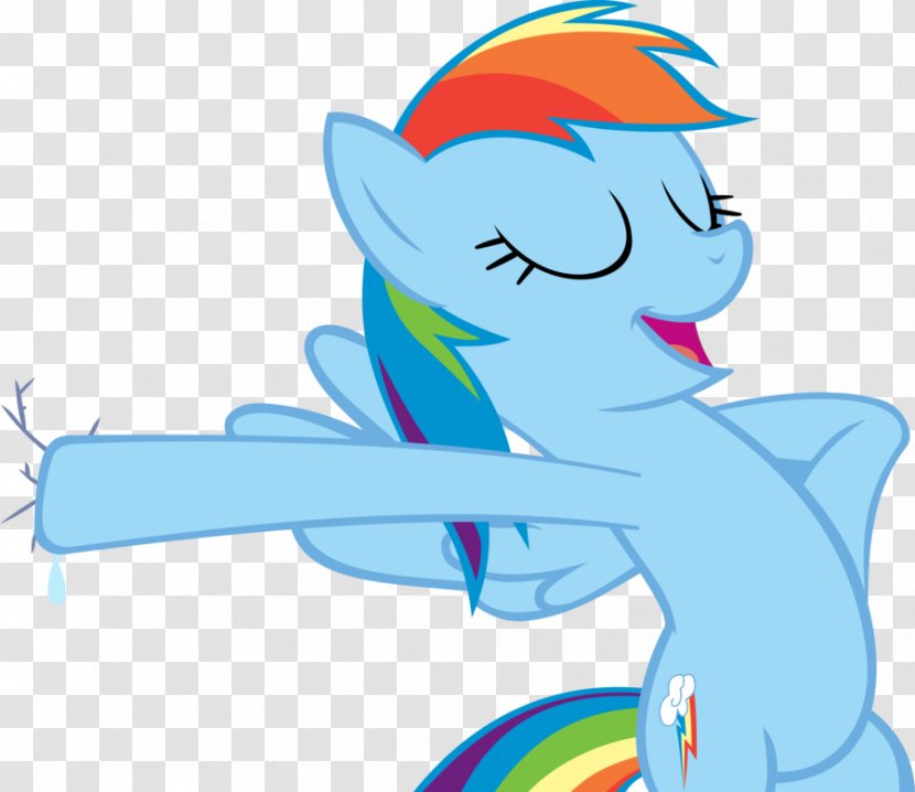 Rainbow Dash Ponyville Drawing Art - Cartoon - Great Vector Transparent PNG