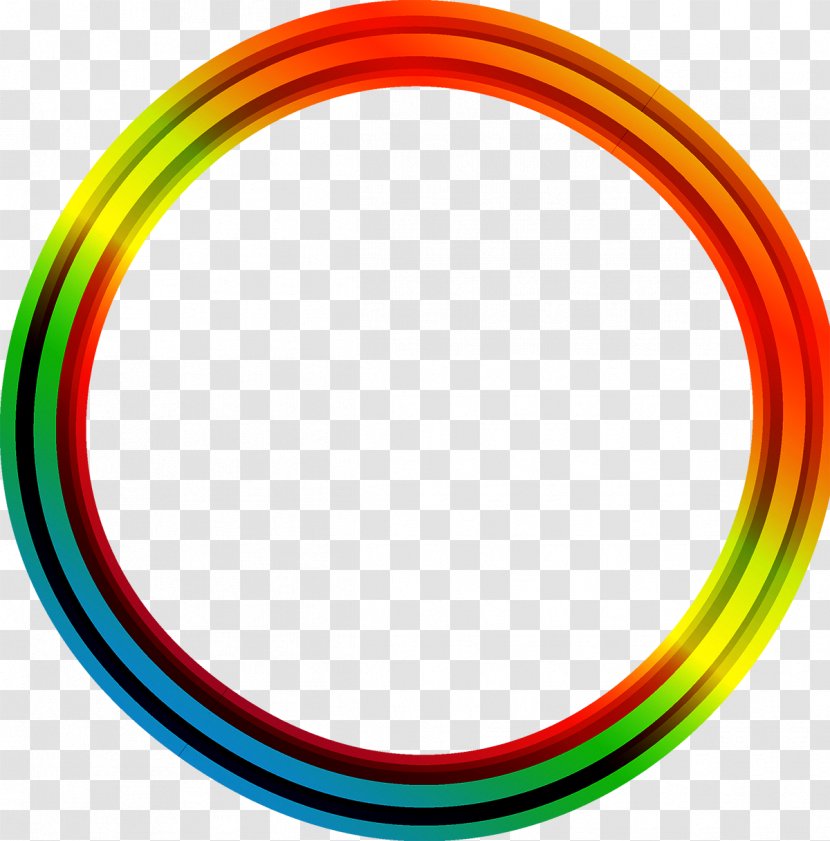 Circle Area Yellow - Point - Colorful Ring Transparent PNG