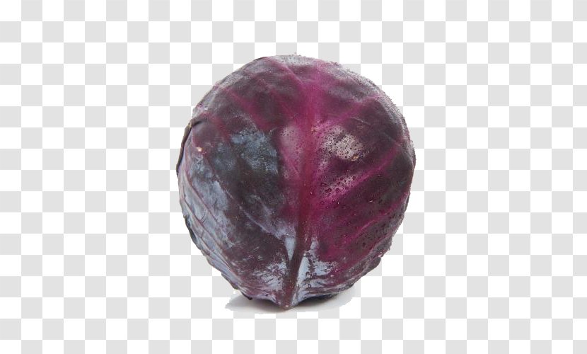 Red Cabbage Vegetable Purple - Heart - Organic Transparent PNG