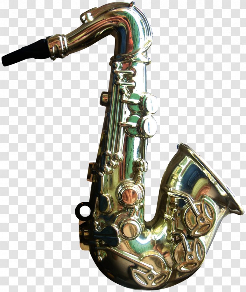 Baritone Saxophone Musical Instrument Brass - Silhouette - Instruments Transparent PNG