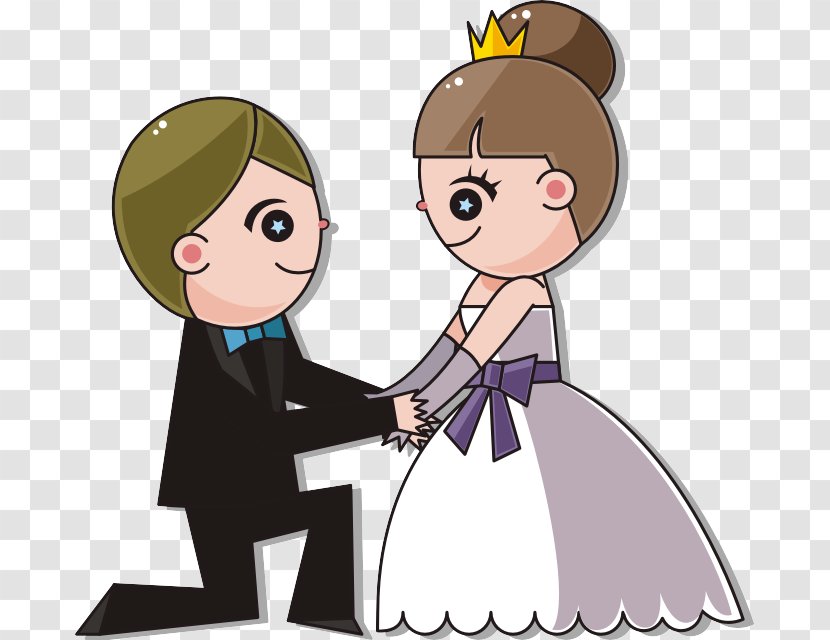 Wedding Invitation Cartoon Marriage - Frame Transparent PNG