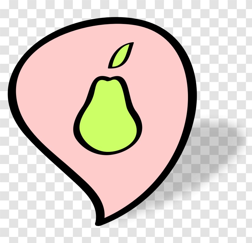 European Pear Clip Art - Symbol - Green Transparent PNG