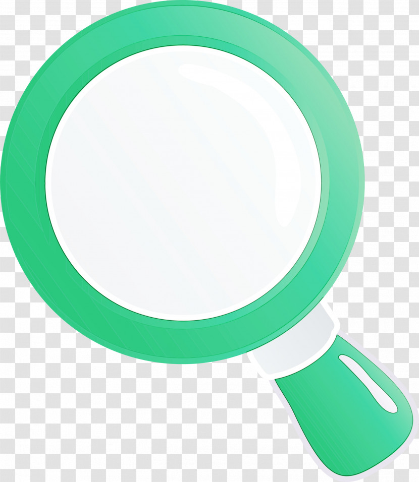 Green Turquoise Circle Magnifier Transparent PNG