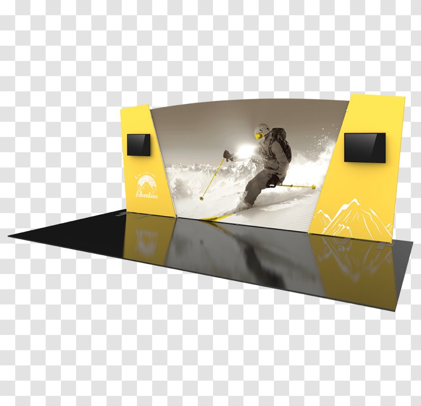 Product Design Textile Affordable Exhibit Displays, Inc. Trade - Yellow - Cloth Banners Hanging Transparent PNG
