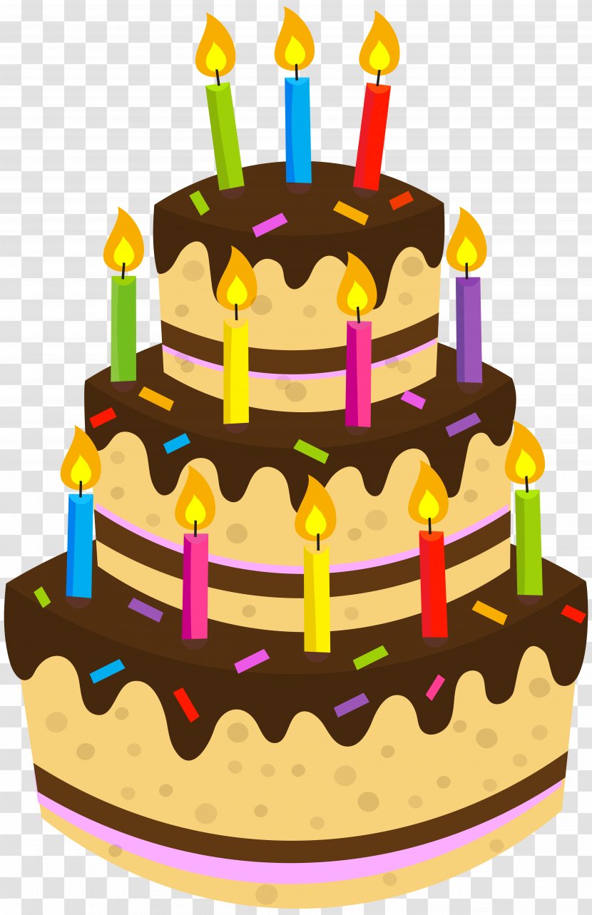 Birthday Cake Chocolate Clip Art - Image Transparent PNG