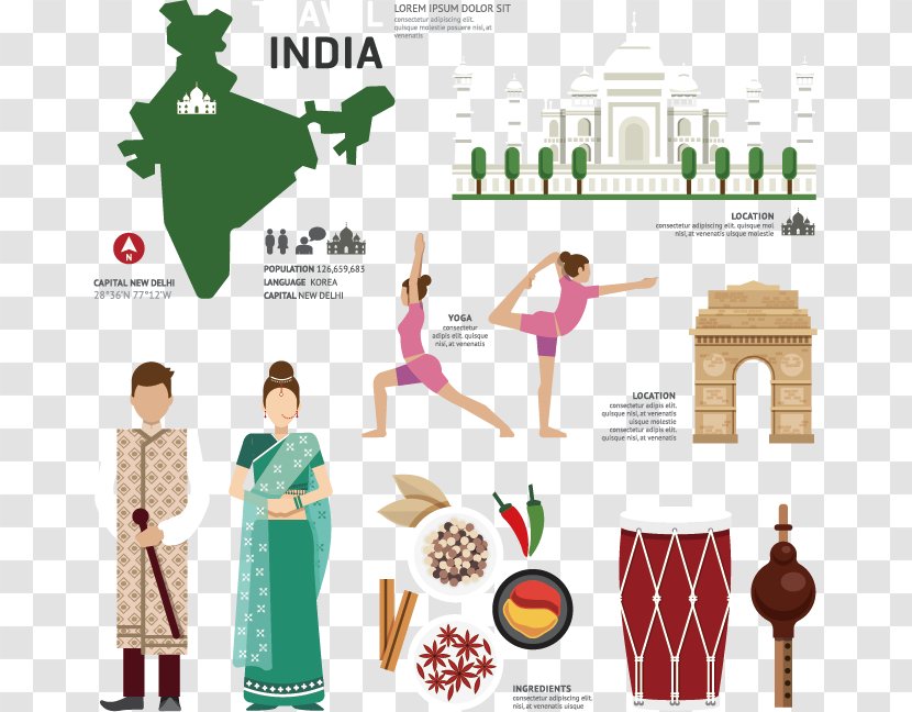India Royalty-free Stock Photography Illustration - Joint - Tourism Element Transparent PNG