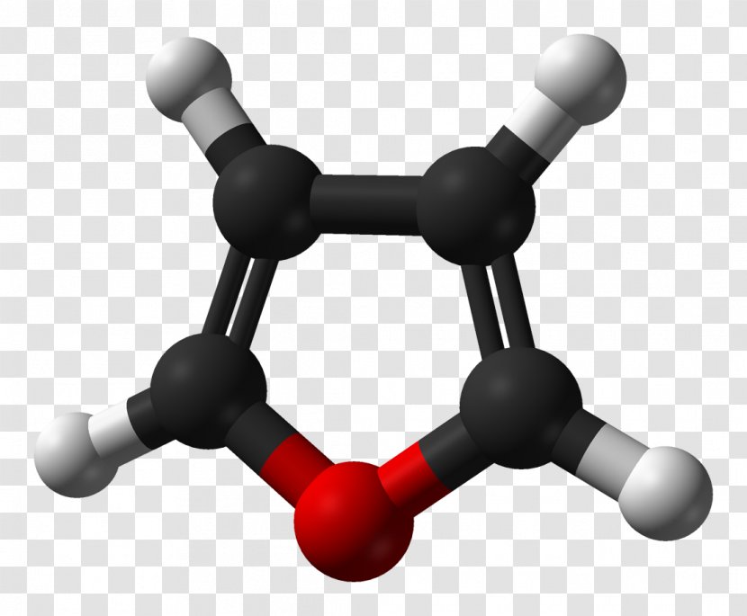 2-Methylfuran Pyrrole Heterocyclic Compound Chemical - Threedimensional Space - Microwave Transparent PNG