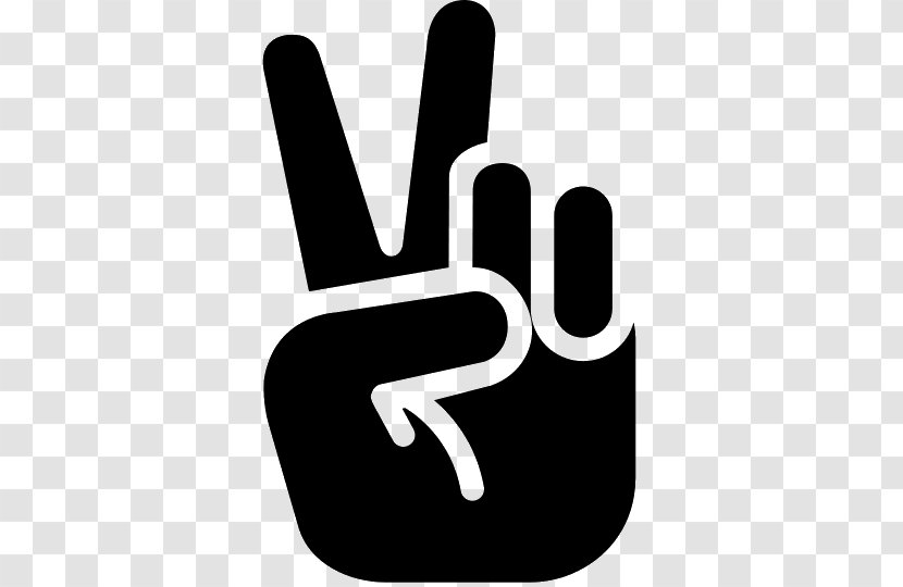 V Sign Peace Symbols - Symbol Transparent PNG