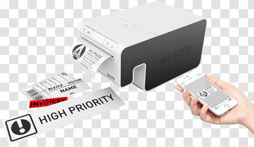 Paper Label Printer Leitz Icon - Thermaltransfer Printing Transparent PNG