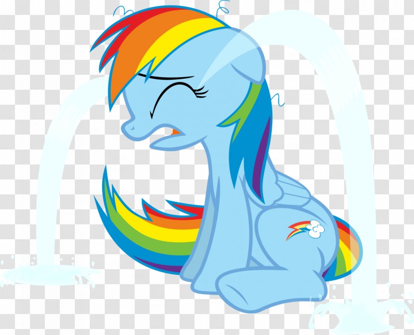 Rainbow Dash Pinkie Pie Rarity Twilight Sparkle Applejack - Fictional Character - Crying Vector Transparent PNG