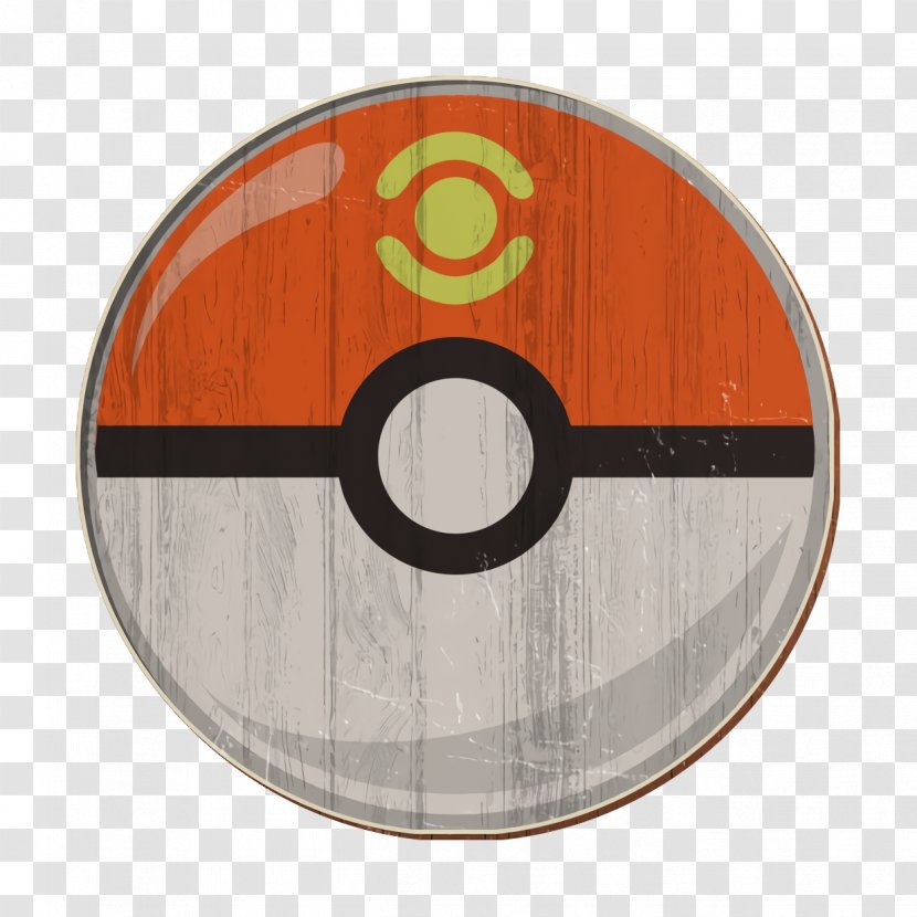 Ball Icon Pocket Monster Poke - Orange - Symbol Transparent PNG