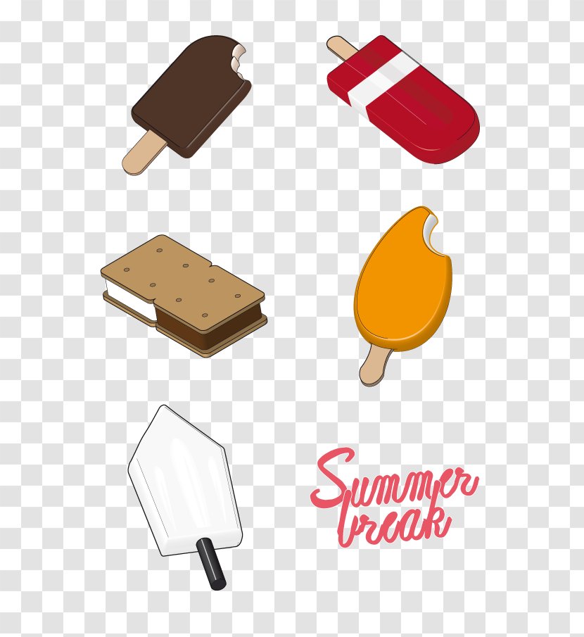 Logo Food Font - Summer Break Transparent PNG