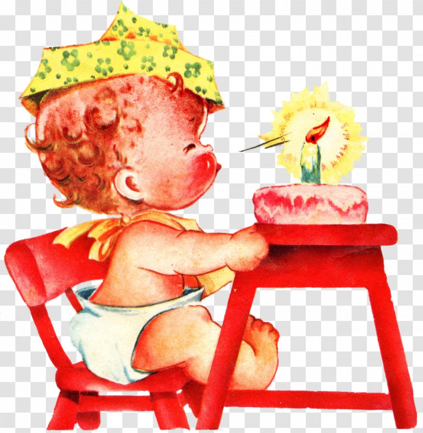 Birthday Cake Greeting & Note Cards Wish Wedding Invitation - Baby One Yeas Old Transparent PNG