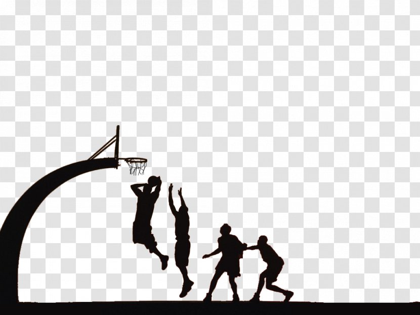 NBA Basketball Court UL Eagles Jump Shot - Shooting Picture Material Transparent PNG