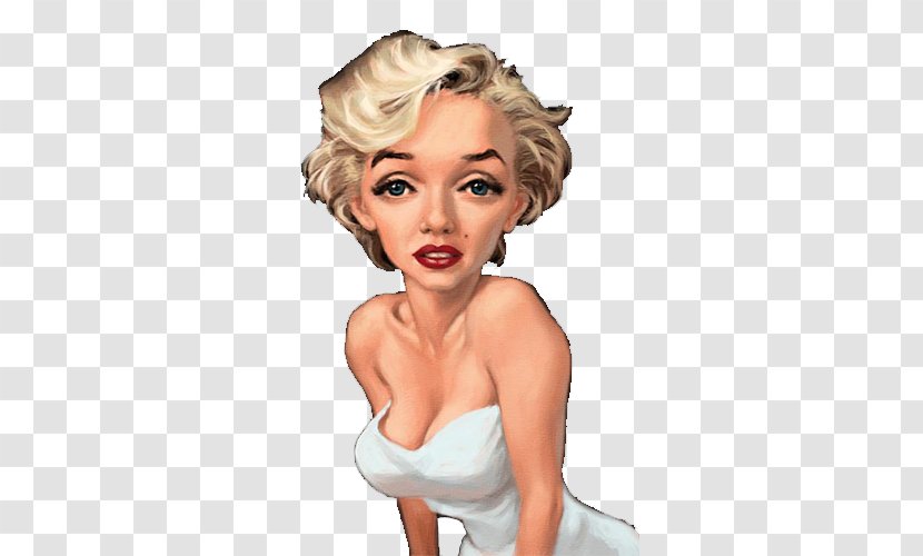 Marilyn Monroe Actor Clip Art - Cartoon Transparent PNG