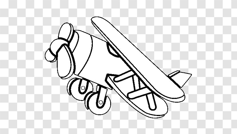 Airplane Drawing Coloring Book Image Painting Transparent PNG
