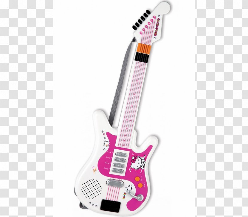 Electric Guitar Musical Instruments Hello Kitty - Frame Transparent PNG