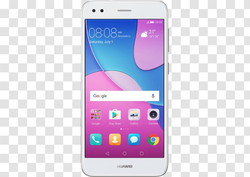 Huawei Y 6 2018 Dual SIM 4G 16GB Blue Hardware/Electronic 华为 Smartphone 16 Gb 13 Mp - Magenta Transparent PNG