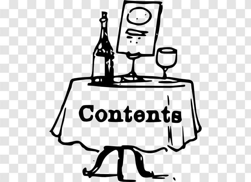 Table Of Contents Free Content Clip Art - Blog - Consultant Cliparts Transparent PNG