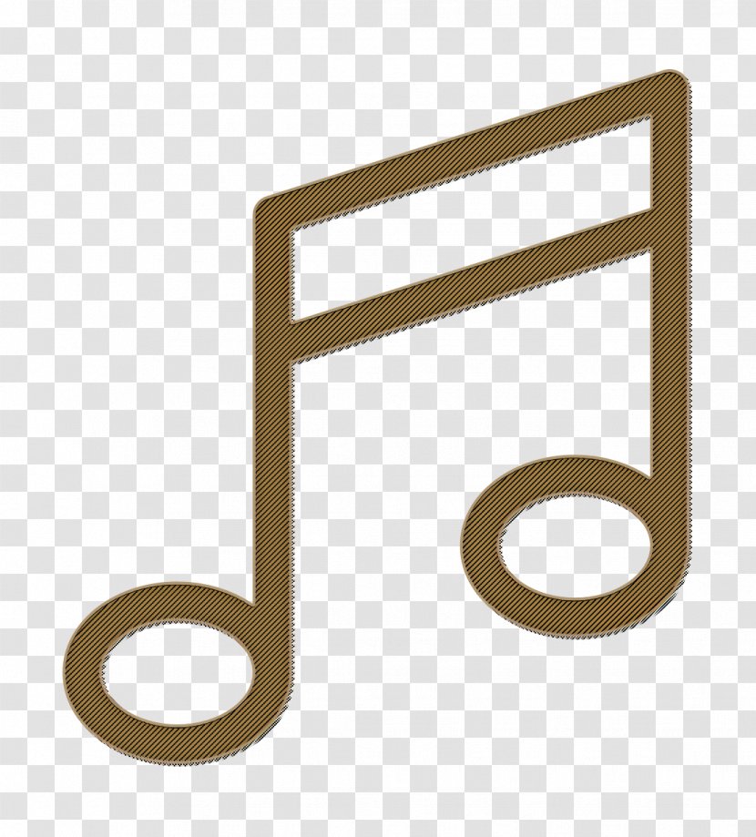 Music Note - Icon - Metal Line Transparent PNG
