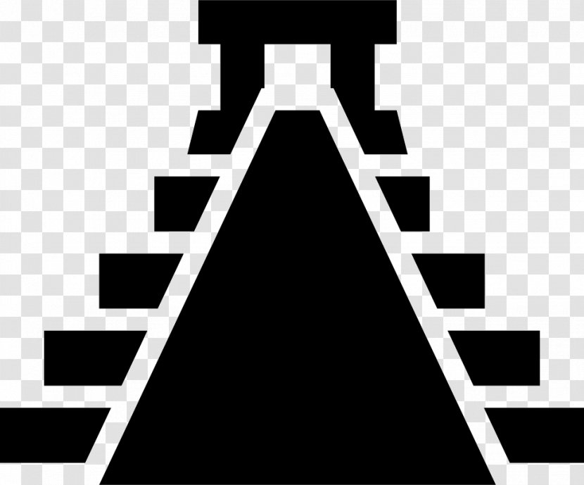 Pyramid - Black And White Transparent PNG