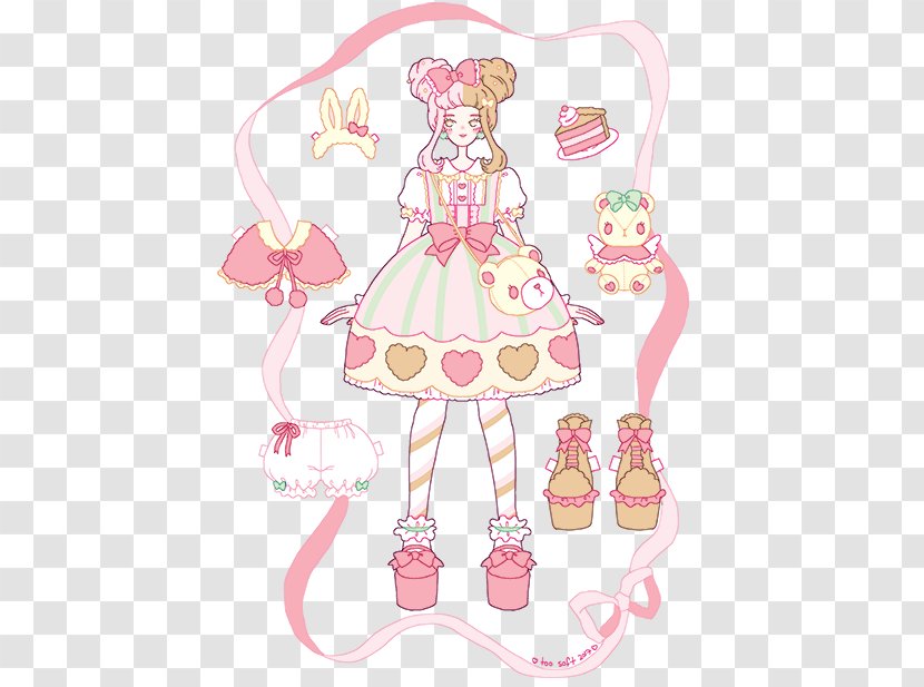 Doll Fashion Illustration Pink M Clip Art - Heart Transparent PNG