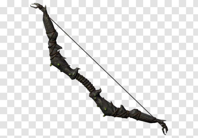 Oblivion The Elder Scrolls V: Skyrim – Dragonborn Ranged Weapon Bow And Arrow - Wiki Transparent PNG