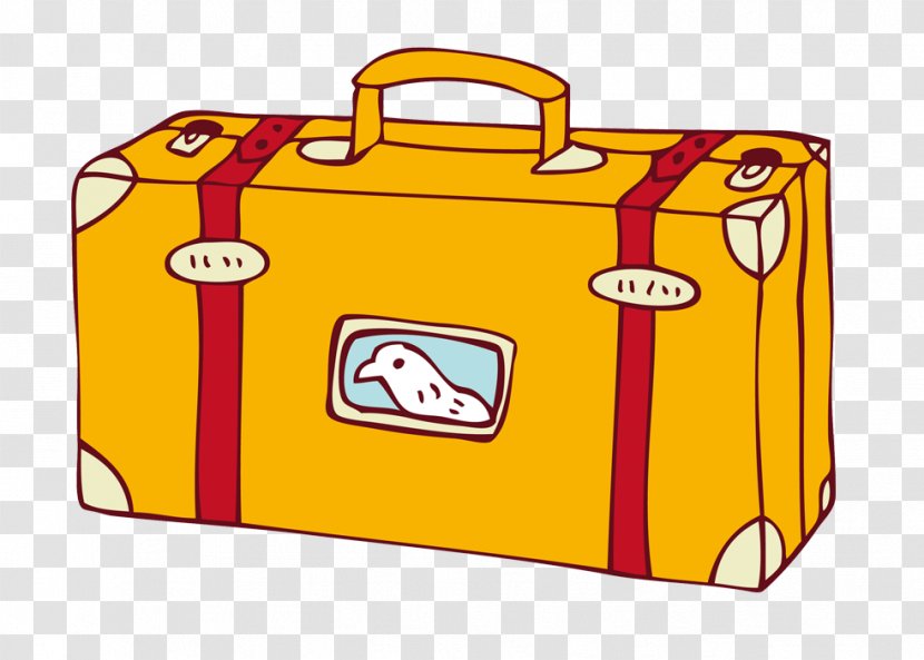 Suitcase Travel Baggage Cartoon Transparent PNG