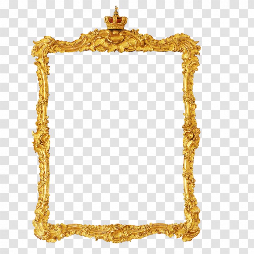 Picture Frame Icon - Crown - Beautifully Border Transparent PNG