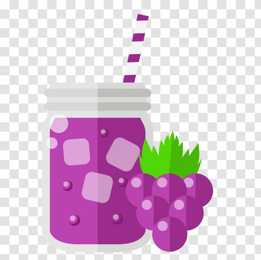 Juice Grape Design Image Illustration - Lilac Transparent PNG