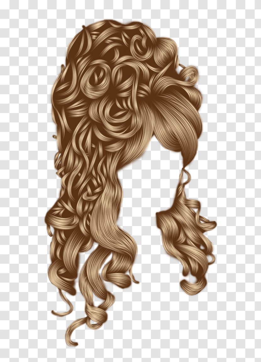 Hair Wig Capelli - Brown Transparent PNG