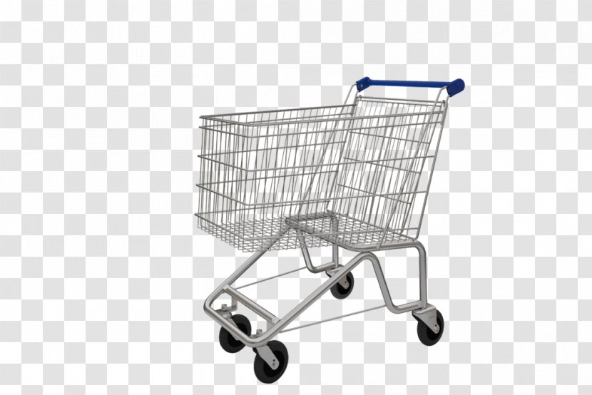 Shopping Cart Steel Supermarket - Vehicle Transparent PNG