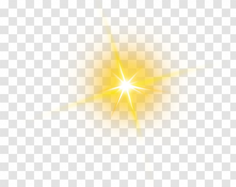 Sunlight Desktop Wallpaper Computer Star - Yellow - Flashing Stars Transparent PNG