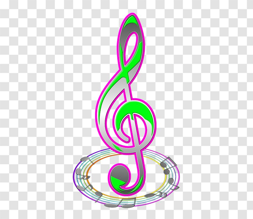 Musical Note Clip Art Image Clef - Cartoon Transparent PNG